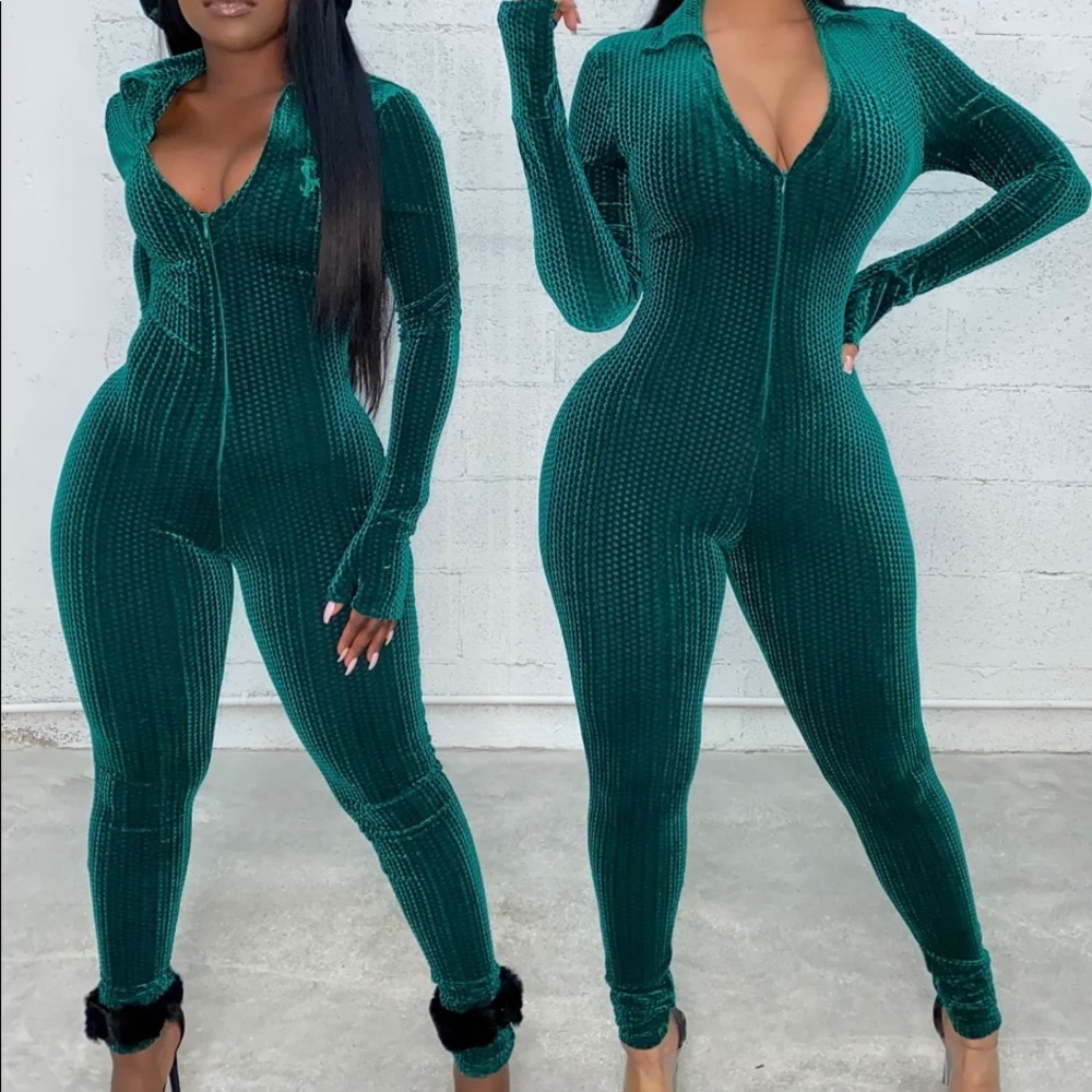 Diamond cut jumpsuit
